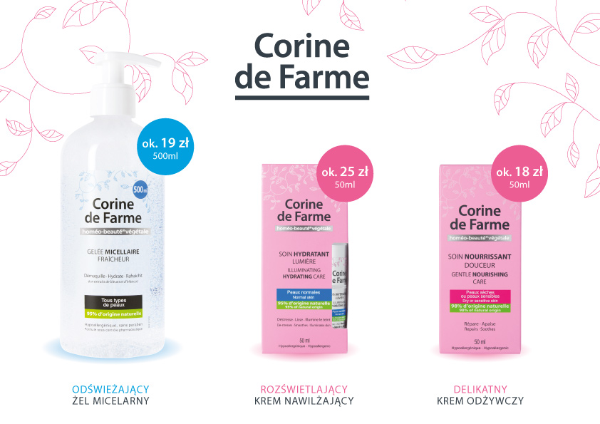 Francuska marka kosmetyczna Corine de Farme wprowadza kolejne nowości na polski rynek