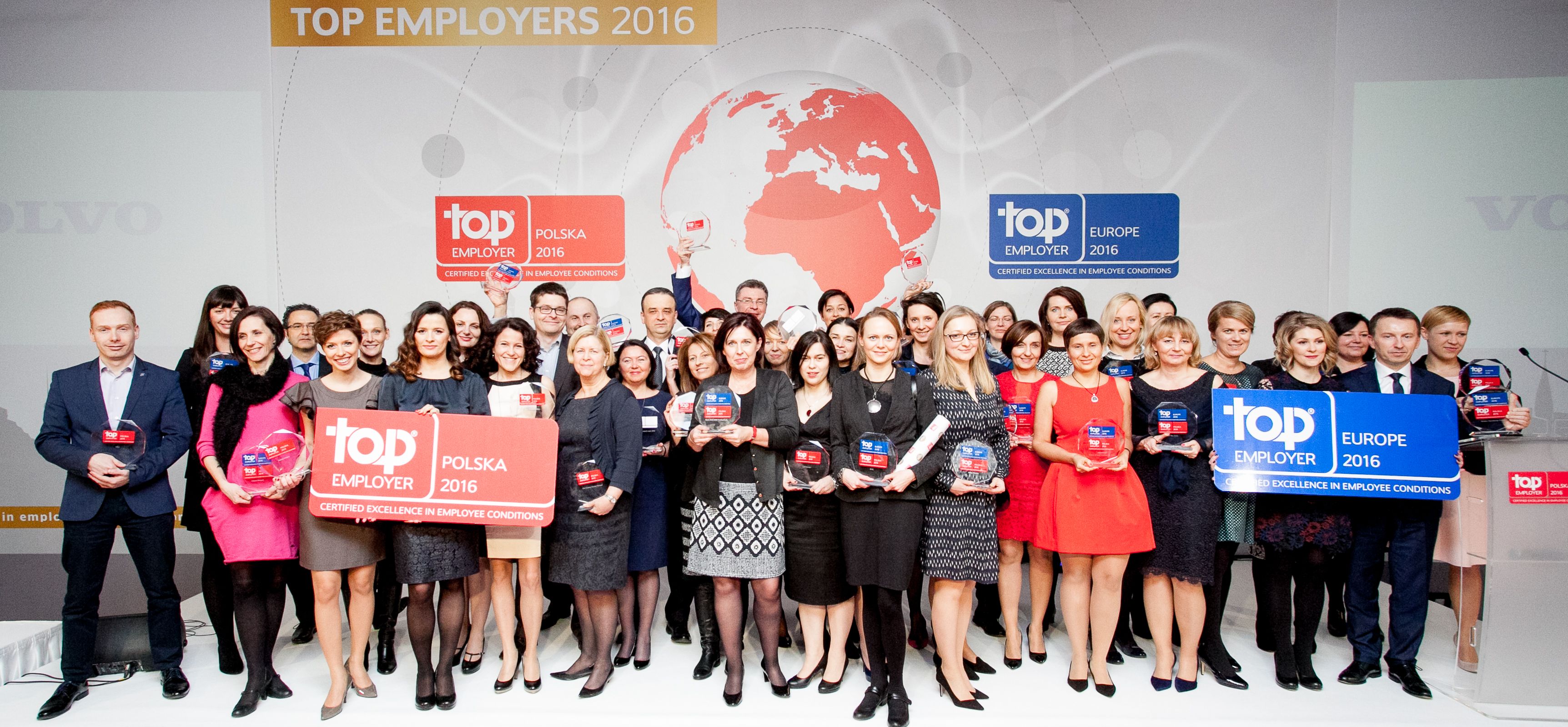 39 wyjątkowych pracodawców: Top Employers Polska 2016