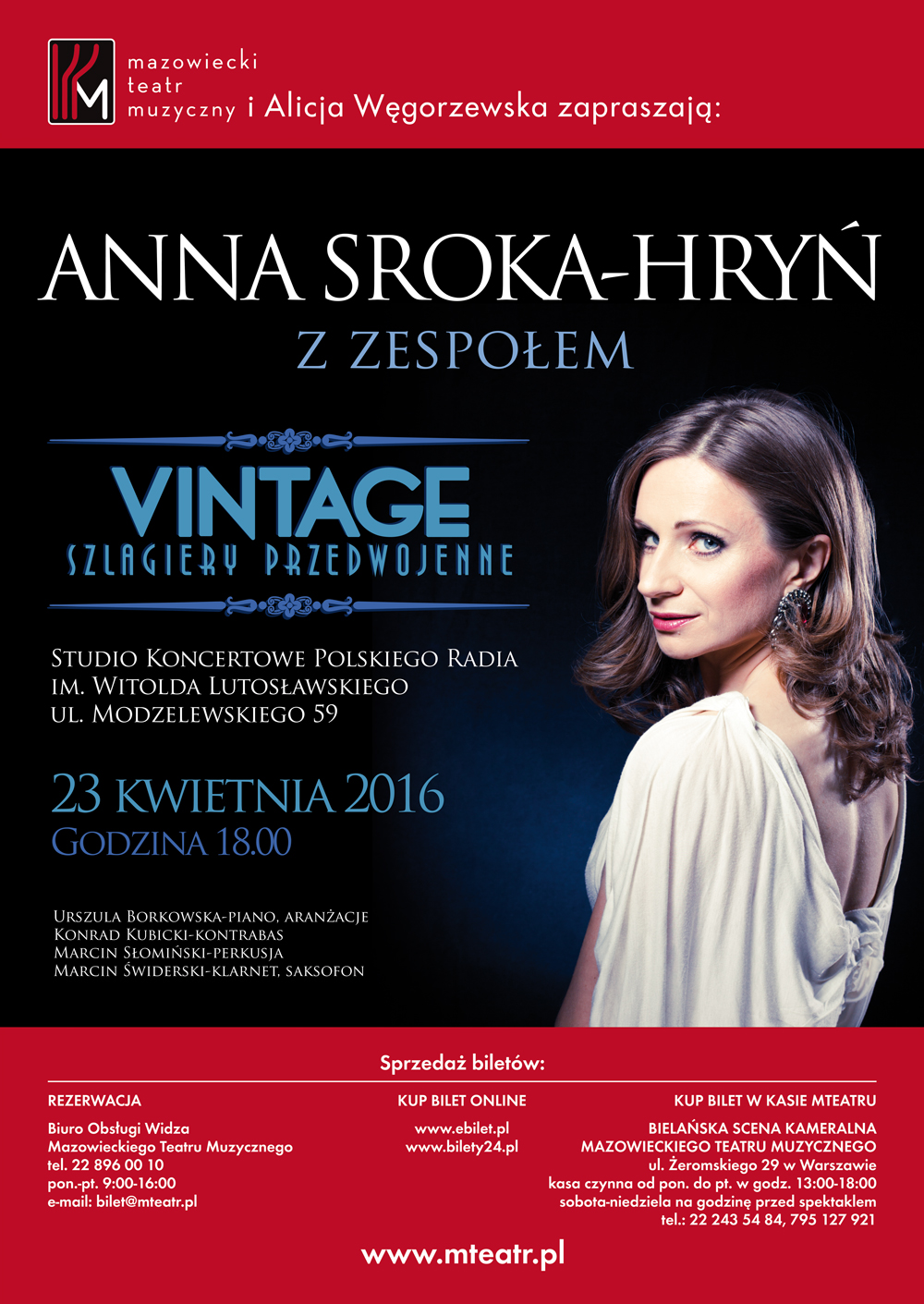 ANNA SROKA-HRYŃ z zespołem – Piosenki vintage – Przedwojenne szlagiery