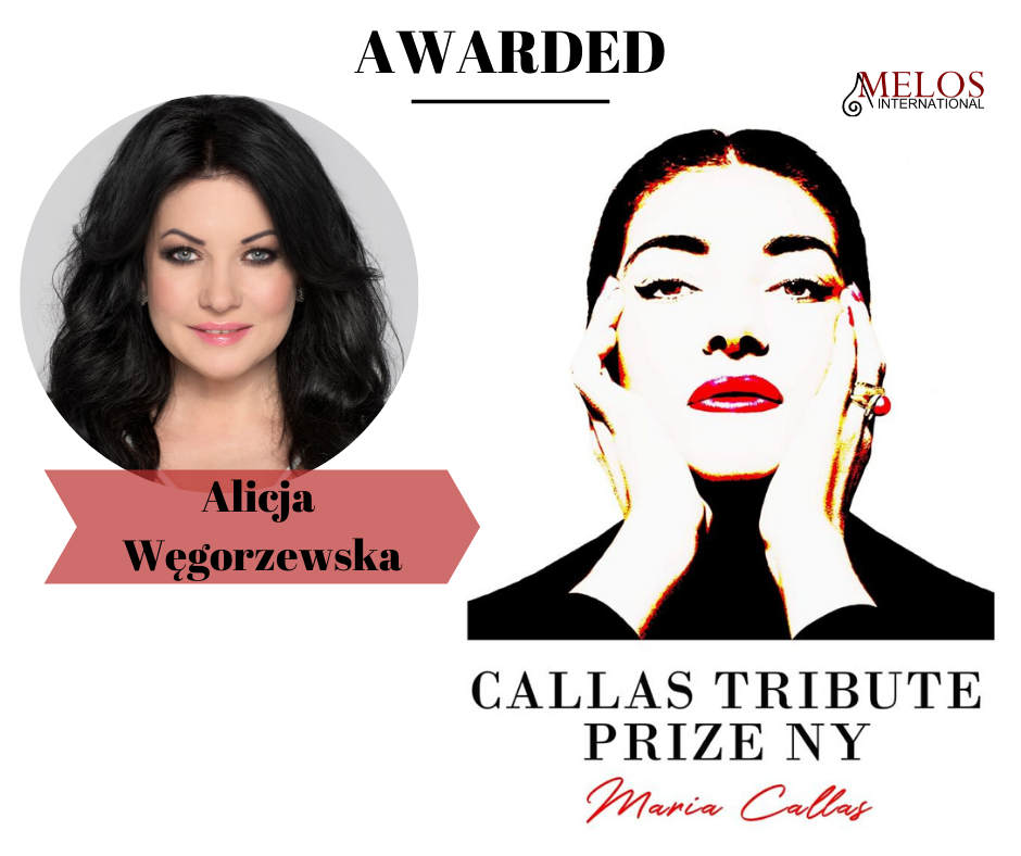 Alicja Węgorzewska z prestiżową amerykańską nagrodą Callas Tribute Prize!