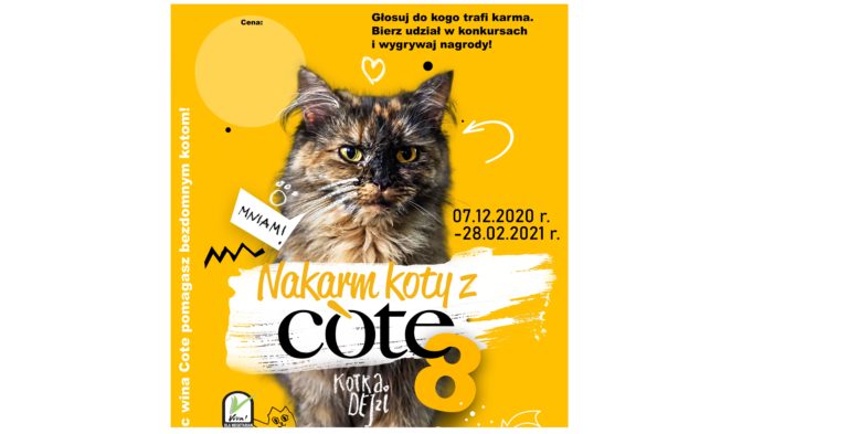 Już wkrótce wystartuje 8 edycja „Nakarm koty z COTE”
