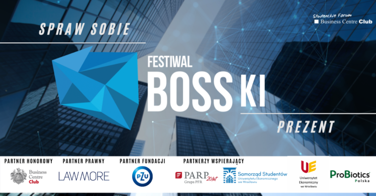 To już 18 lat projektu Festiwal BOSS organizowanego przez Fundację Studenckie Forum Business Centre Club!
