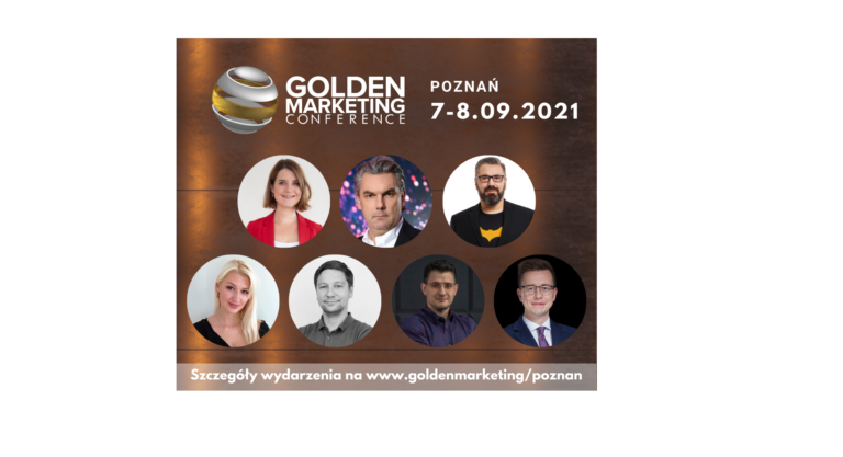 Janina Bąk, Paweł Tkaczyk, dr Aleksander Poniewierski i TikTok na Golden Marketing Conference w Poznaniu 7-8 września!