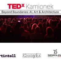 TEDx Kamionek | Beyond Boundaries : Ai, Art & Architecture podczas wystawy Artintell