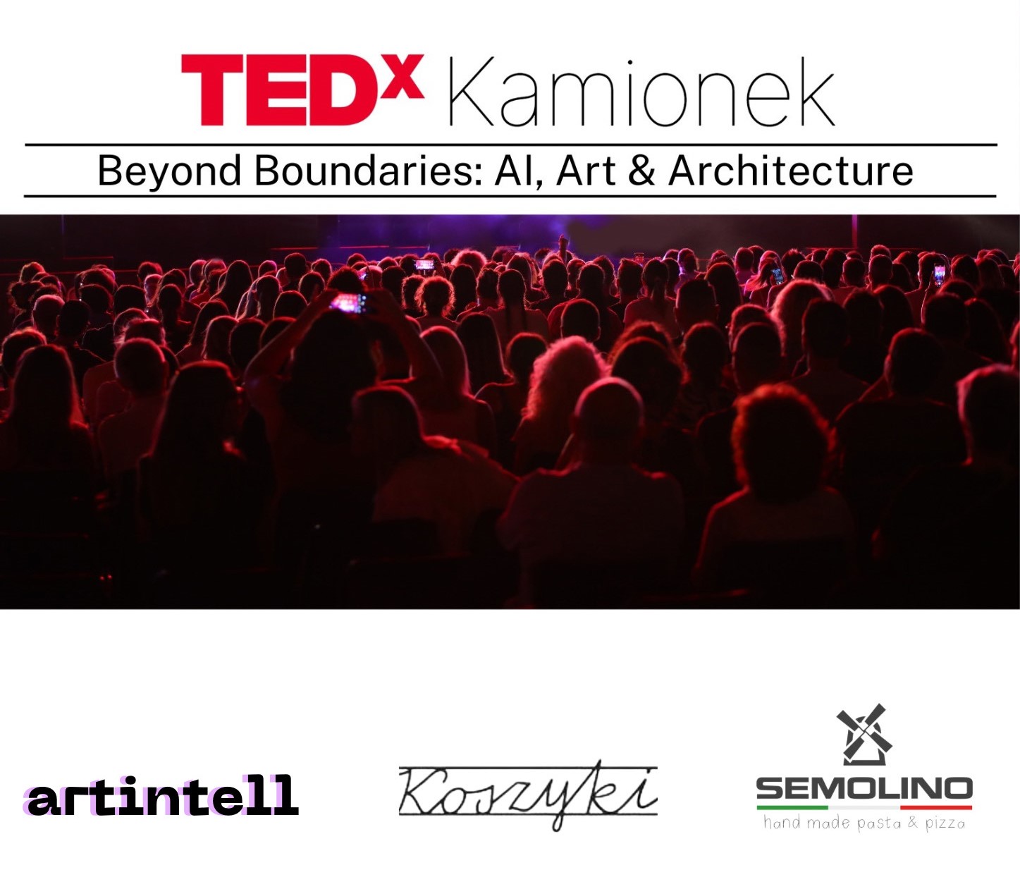 TEDx Kamionek | Beyond Boundaries : Ai, Art & Architecture podczas wystawy Artintell