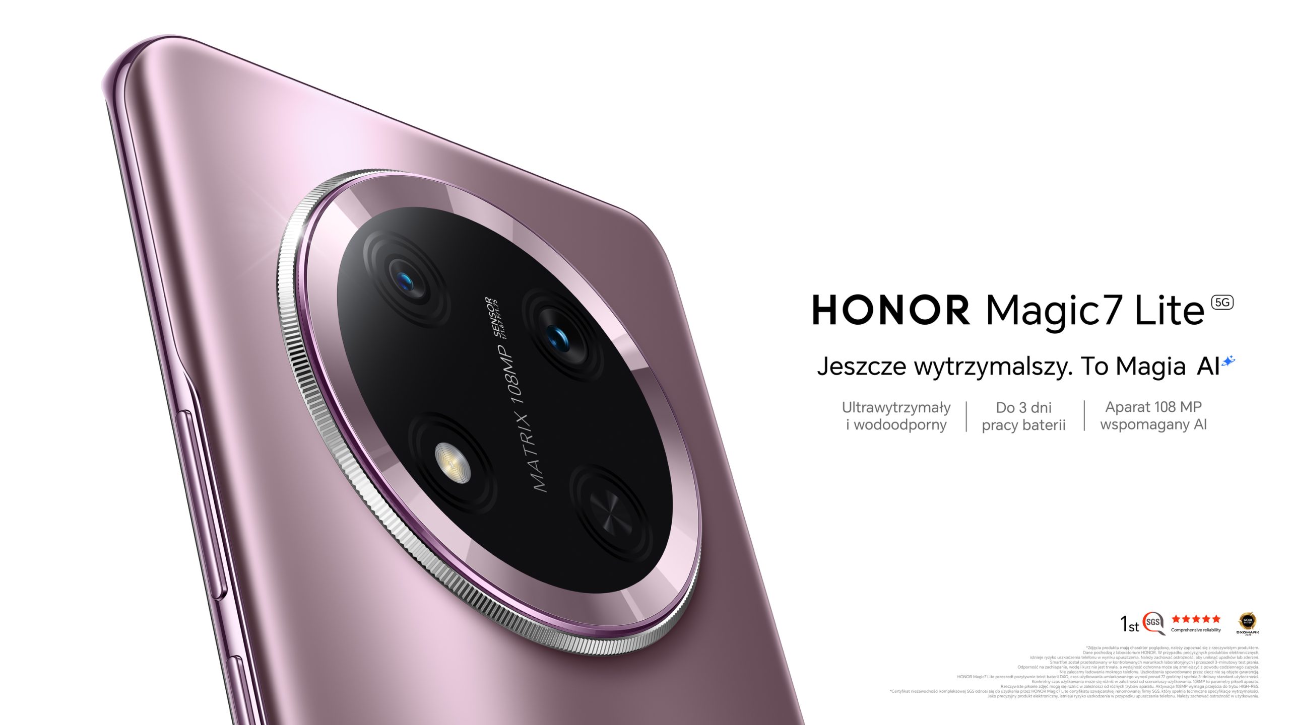 Marka HONOR prezentuje swój pierwszy smartfon w 2025 roku – HONOR Magic7 Lite